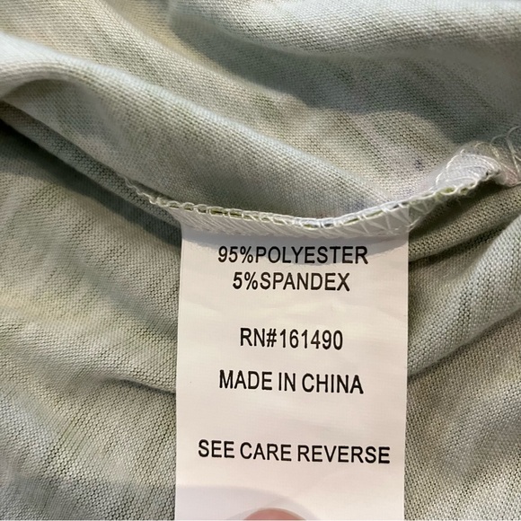 NWT | Pixie Lady | Green tshirt with roosters prints - Picture 7 of 7